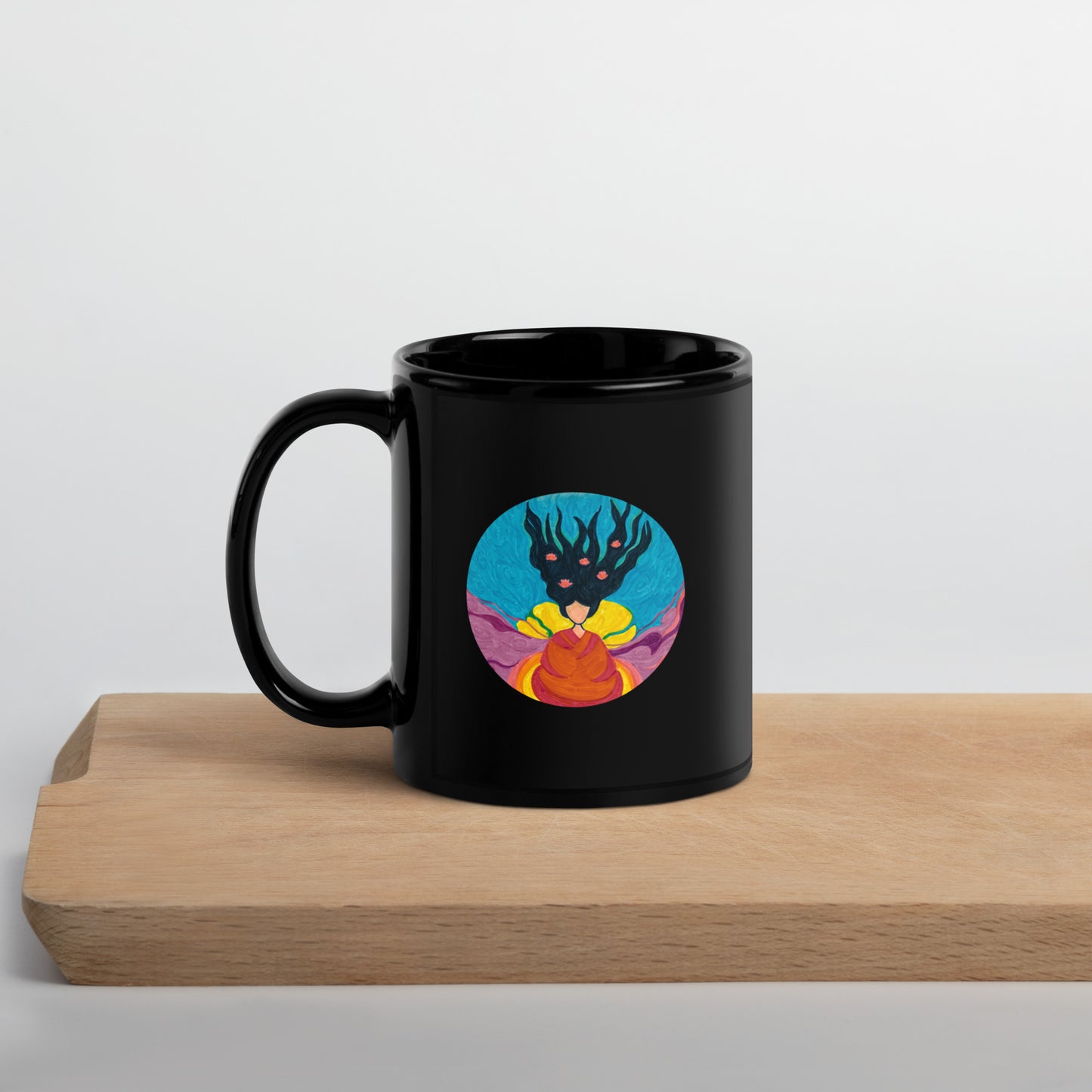 Black Glossy Mug