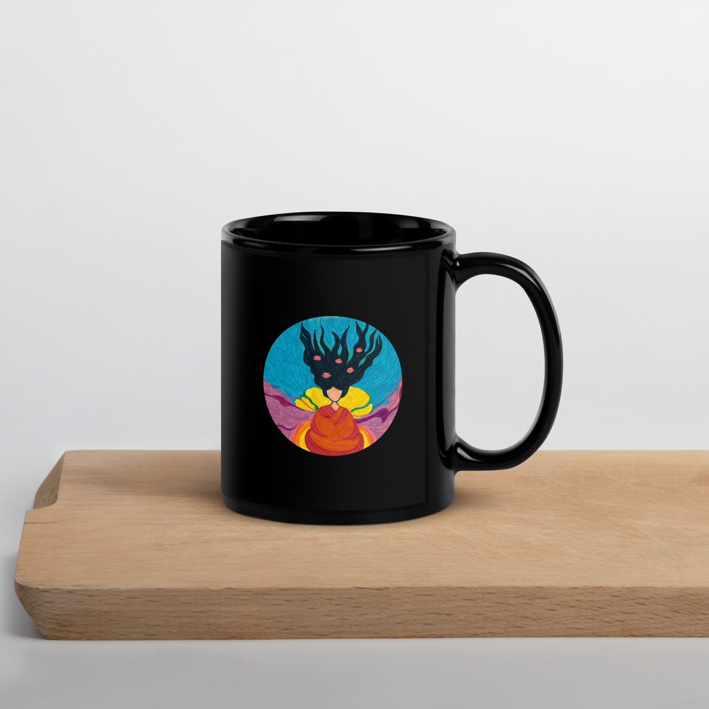 Black Glossy Mug