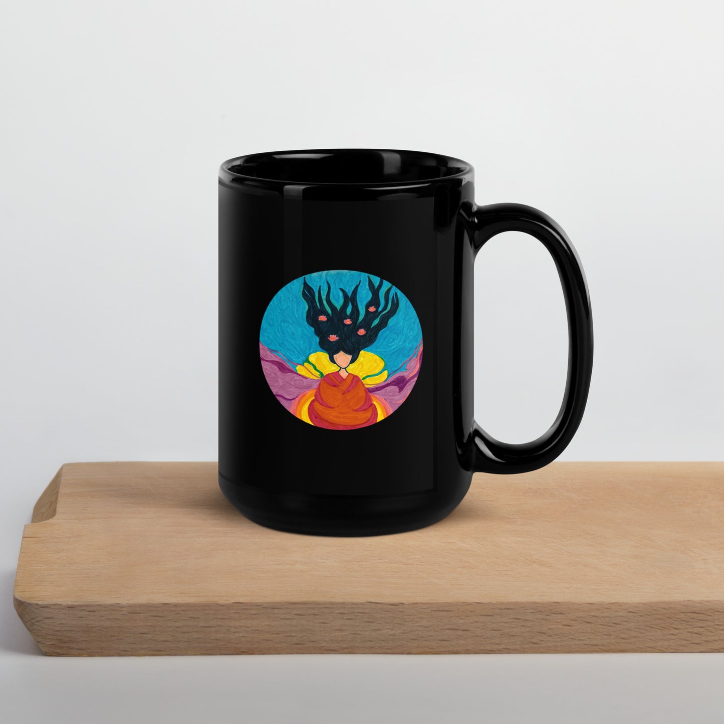 Black Glossy Mug